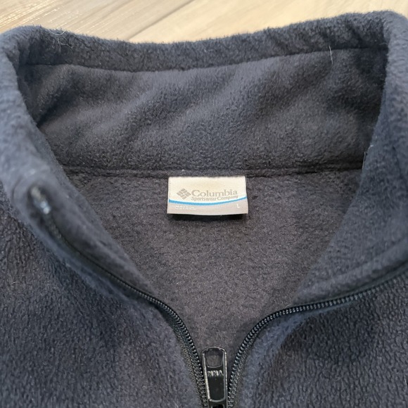 Columbia Full Zip Fleece Jacket Black Size L Women's Soft Warm Outdoor Layer - Picture 4 of 8